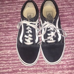 Black old skool vans